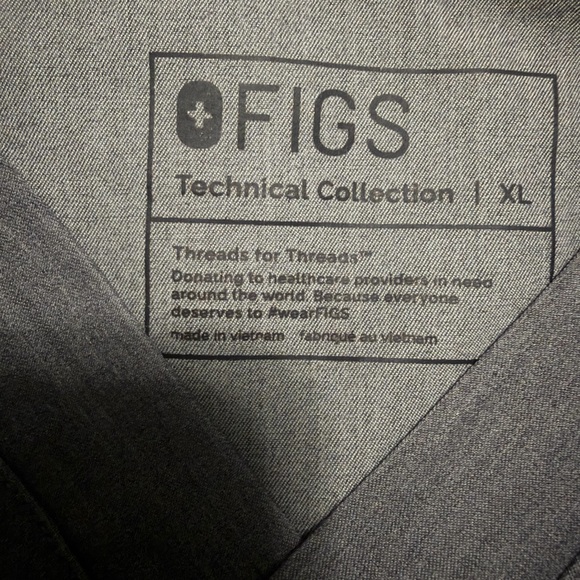 Figs Technical Collection Graphite Scrub Set XL - Picture 3 of 6
